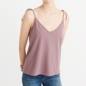 Abercrombie Pink Tie Strap Tank